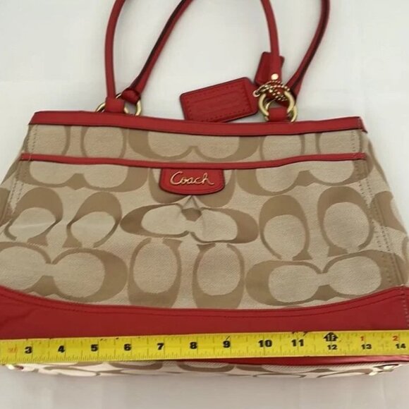 Coach - Signature Carryall Handbag - Picture 13 of 16